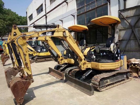 Warna Asli 303 CR Digunakan CAT Excavator Efisiensi Energi Digunakan CAT Mini Excavator