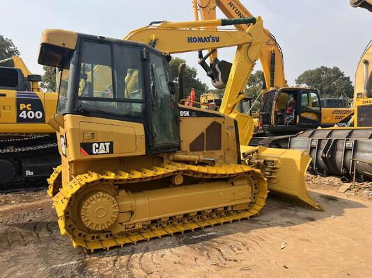 Bulldozer Rantai CAT D5K XL dengan Pisau 6 Arah, Warna Asli