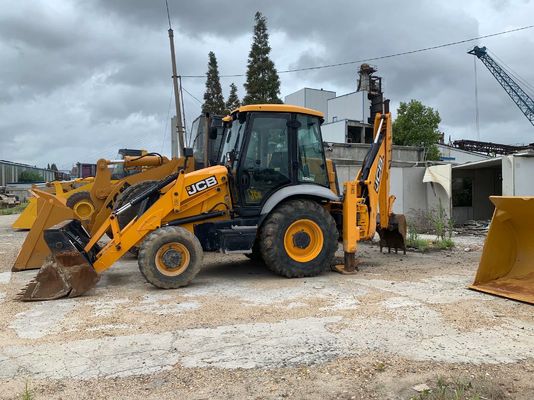 Tahun 2020 JCB 3CX ECO Digunakan Traktor Loader Backhoe 4 Roda Produktivitas Tinggi