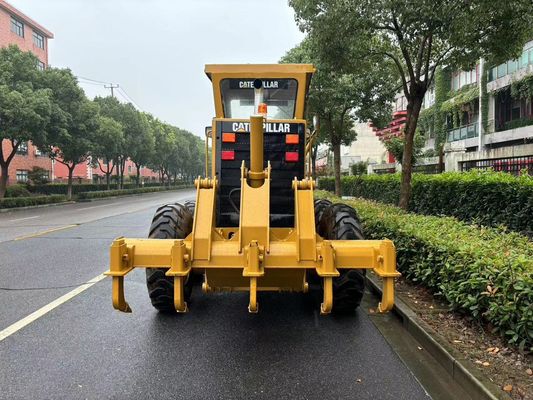 Original Jepang 140H Caterpillar Motor Grader Operasi Keamanan Tangan Kedua