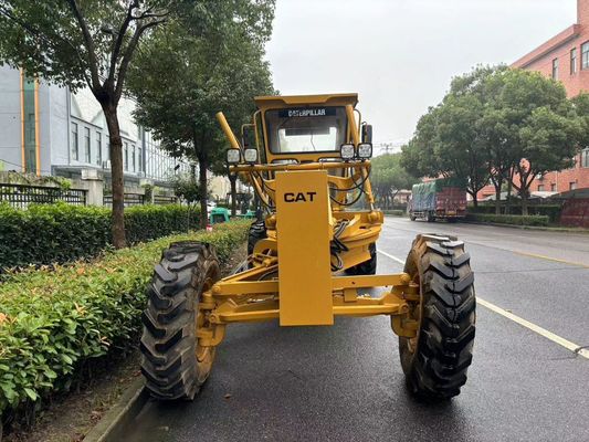 Original Jepang 140H Caterpillar Motor Grader Operasi Keamanan Tangan Kedua