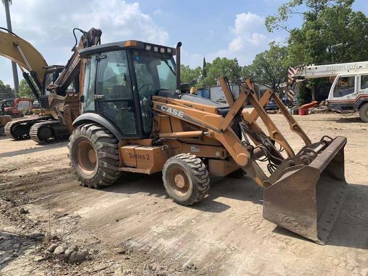 CASE 580M Asli Amerika Serikat digunakan Backhoe Loader Penghematan bahan bakar bekas Backhoe