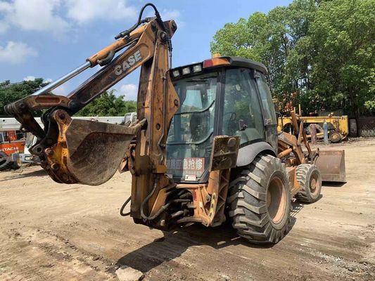 CASE 580M Asli Amerika Serikat digunakan Backhoe Loader Penghematan bahan bakar bekas Backhoe
