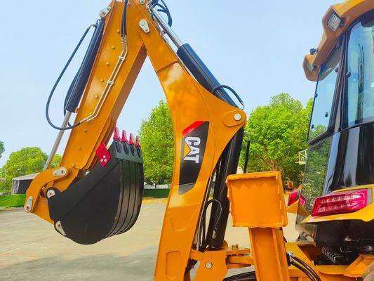 420F Digunakan Caterpillar Backhoe Loader CAT Kecepatan Tinggi hemat energi