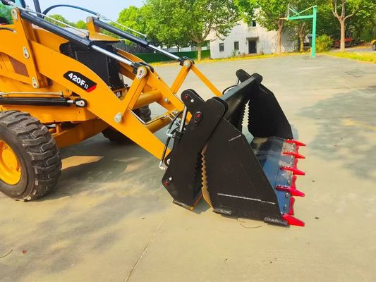 420F Digunakan Caterpillar Backhoe Loader CAT Kecepatan Tinggi hemat energi