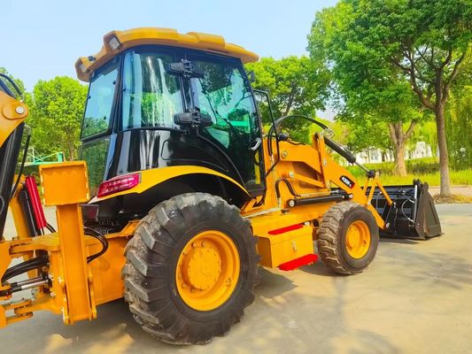 420F Digunakan Caterpillar Backhoe Loader CAT Kecepatan Tinggi hemat energi