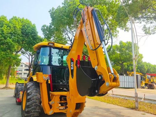 420F Digunakan Caterpillar Backhoe Loader CAT Kecepatan Tinggi hemat energi
