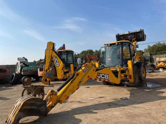 JCB 4CX ECO bekas Backhoe Loader tahan lama untuk konstruksi