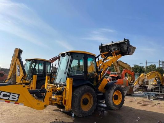JCB 4CX ECO bekas Backhoe Loader tahan lama untuk konstruksi