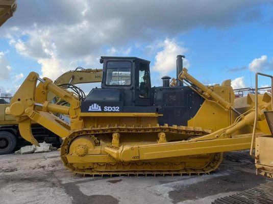 SHANTUI SD32 Digunakan Crawler Bulldozer Heavy Duty Hydraulic Dozer Kedua Tangan
