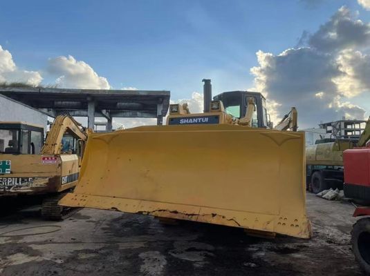 SHANTUI SD32 Digunakan Crawler Bulldozer Heavy Duty Hydraulic Dozer Kedua Tangan
