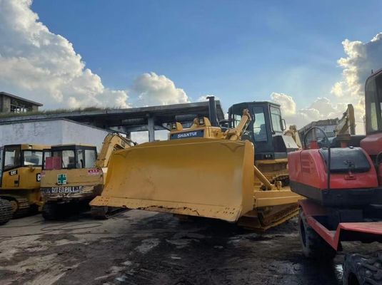 SHANTUI SD32 Digunakan Crawler Bulldozer Heavy Duty Hydraulic Dozer Kedua Tangan