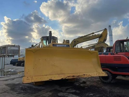 SHANTUI SD32 Digunakan Crawler Bulldozer Heavy Duty Hydraulic Dozer Kedua Tangan