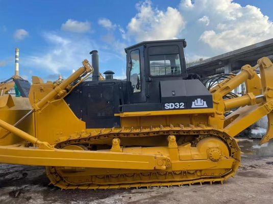 SHANTUI SD32 Digunakan Crawler Bulldozer Heavy Duty Hydraulic Dozer Kedua Tangan