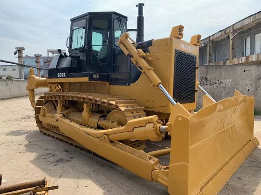 6 Way Blade SHANTUI SD22 Second Hand Bulldozer Dengan Hydraulic Ripper