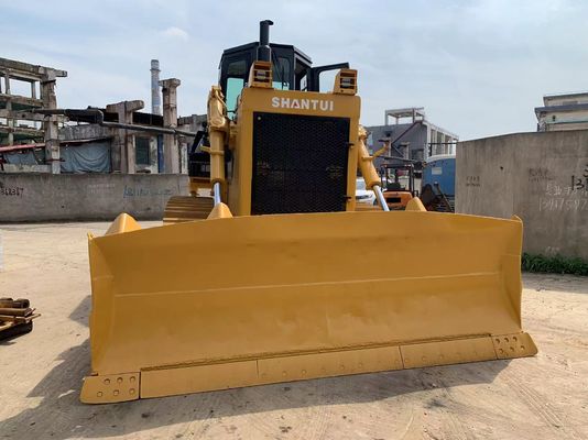 6 Way Blade SHANTUI SD22 Second Hand Bulldozer Dengan Hydraulic Ripper