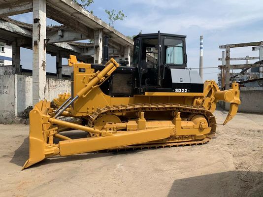 6 Way Blade SHANTUI SD22 Second Hand Bulldozer Dengan Hydraulic Ripper