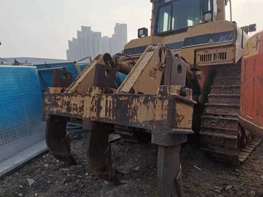 Warna asli D8R LGP Bulldozer Caterpillar bekas dengan Ripper hidrolik