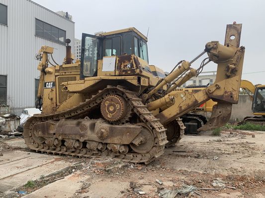 Digunakan Caterpillar D9R LGP Crawler Mounted Dozer Warna Asli Untuk Pertambangan