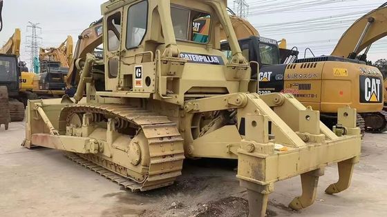 Kekuatan kedua tangan Caterpillar D7G Dozer Efisiensi Energi 6 Way Blade