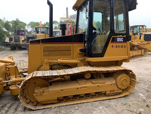 Original Jepang Mini Second Hand Bulldozer Caterpillar D5C XL Operasi stabil