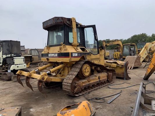 High Drive D5M XL Digunakan Caterpillar Bulldozer Crawler Dengan Sistem Hidraulik