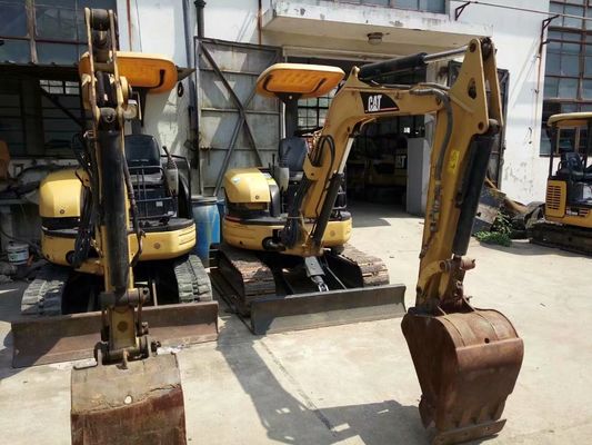 Warna Asli 303 CR Digunakan CAT Excavator Efisiensi Energi Digunakan CAT Mini Excavator