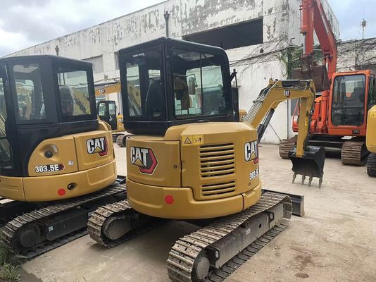 Efisiensi Energi Digunakan CAT Excavator Crawler Caterpillar 303.5 E CR tahan karat