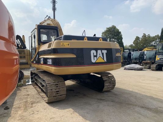 Kekuatan tinggi 320B Digunakan CAT Excavator Keselamatan Operasi 20 Ton Excavator