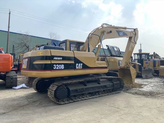 Kekuatan tinggi 320B Digunakan CAT Excavator Keselamatan Operasi 20 Ton Excavator