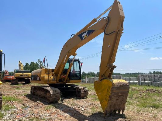 320C Digunakan CAT Excavator Caterpillar 20 Ton Excavator Operasi Keamanan Jepang
