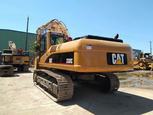 2001 Tahun Digunakan Crawler dipasang Excavator Caterpillar 330C CAT C9 Mesin 250HP
