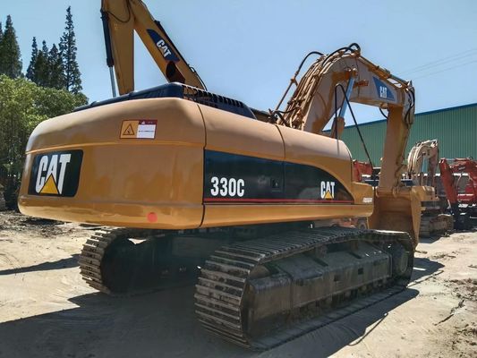 2001 Tahun Digunakan Crawler dipasang Excavator Caterpillar 330C CAT C9 Mesin 250HP