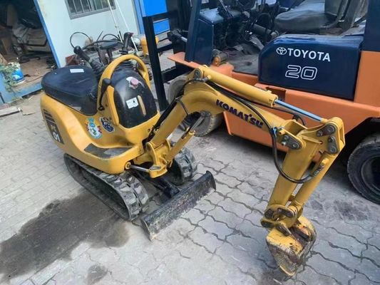 PC01 Warna Asli Digunakan Komatsu Mini Excavator Untuk Bekerja Di Dalam Ruang