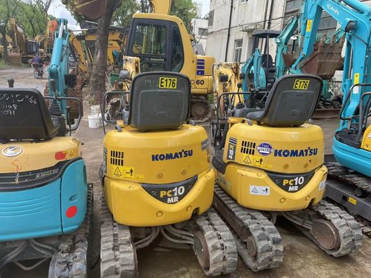 Jepang Komatsu PC10MR-2 Mesin Penggali Tangan Kedua Untuk Bekerja Di Dalam Ruang