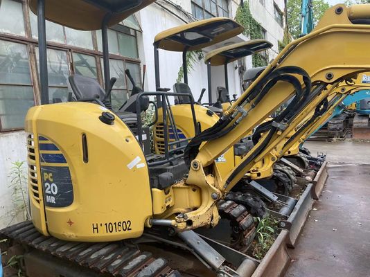 Digunakan Komatsu PC20MR-2 Crawler Mounted Excavator Original Jepang Bekerja di Taman