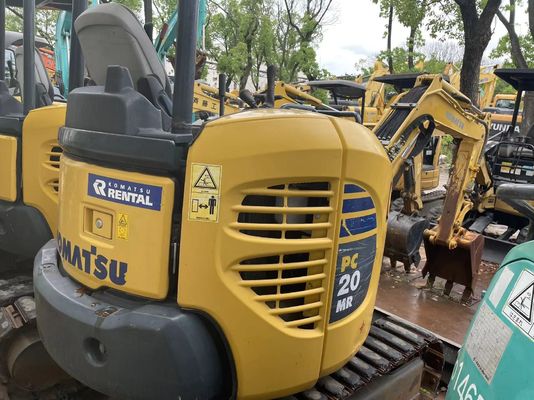 Digunakan Komatsu PC20MR-2 Crawler Mounted Excavator Original Jepang Bekerja di Taman