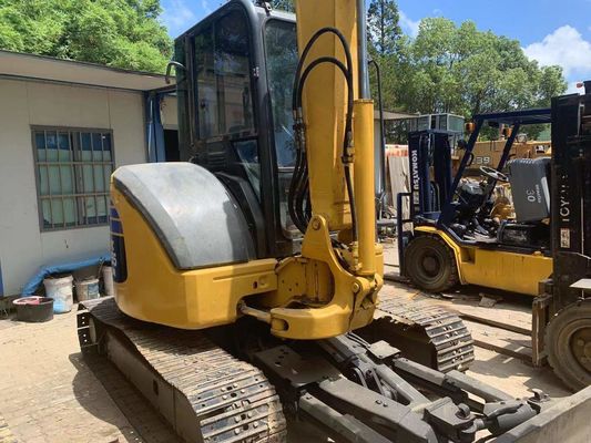 Digunakan PC50MR-2 Komatsu Mini Digger Cab tertutup Untuk Situs Konstruksi