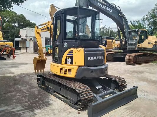 Digunakan Komatsu PC55MR 2 Mini Original Jepang hemat energi Performa tinggi