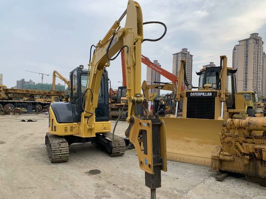 Komatsu PC55MR-2 Digunakan Excavator Jepang Ukuran Mini Dengan Palu Hidraulik