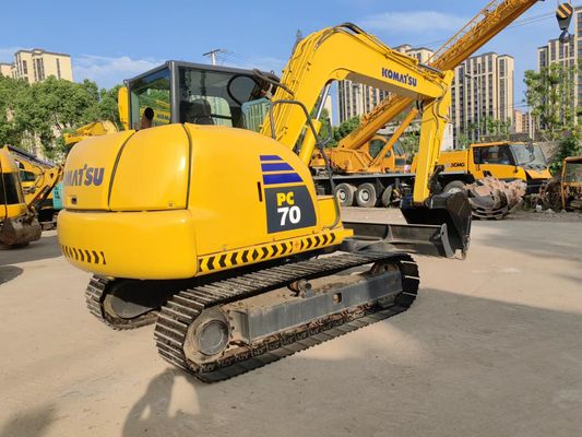 Original Jepang Digunakan Penggali Komatsu PC70-8 Crawler Jenis Penggali