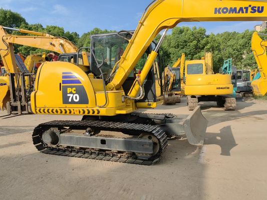 Original Jepang Digunakan Penggali Komatsu PC70-8 Crawler Jenis Penggali