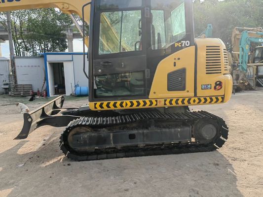 Original Jepang Digunakan Penggali Komatsu PC70-8 Crawler Jenis Penggali