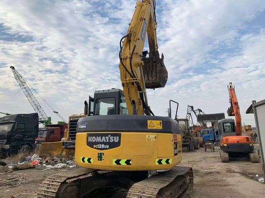 PC128US-2E Digunakan Komatsu Excavator Crawler 13 Ton Excavator Presisi Tinggi