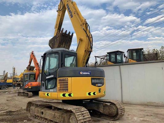PC128US-2E Digunakan Komatsu Excavator Crawler 13 Ton Excavator Presisi Tinggi