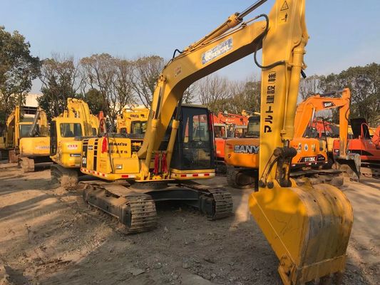 Menghemat energi digunakan Komatsu PC130 6 Crawler Stabilitas tinggi Warna asli