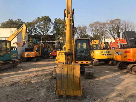 Menghemat energi digunakan Komatsu PC130 6 Crawler Stabilitas tinggi Warna asli