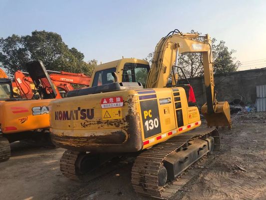 Menghemat energi digunakan Komatsu PC130 6 Crawler Stabilitas tinggi Warna asli