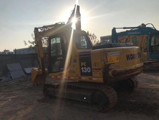 Menghemat energi digunakan Komatsu PC130 6 Crawler Stabilitas tinggi Warna asli