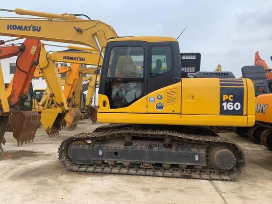 Jepang Komatsu PC160LC-7 Mini Crawler Excavator Second Hand Dengan Mesin Kuat